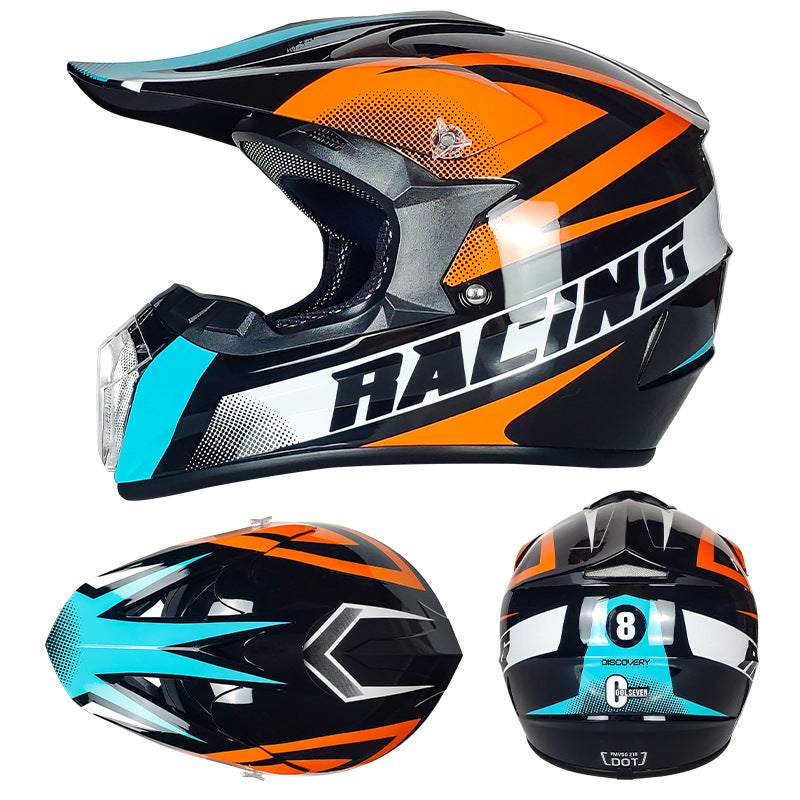 Racing Motor Retro Helmet