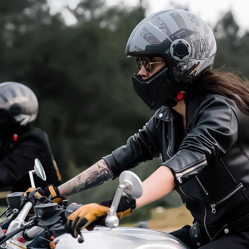 Drip Mods Dual Lens Convertible Helmet