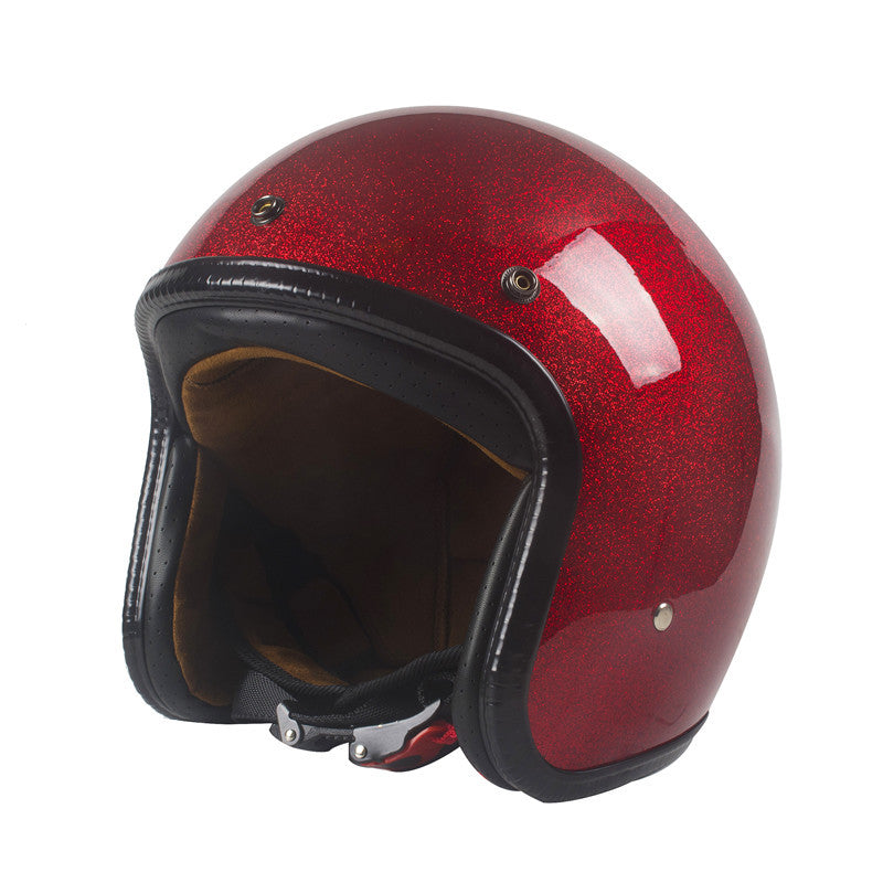 Drip Mods Retro Sparkle Motorcycle Helmet