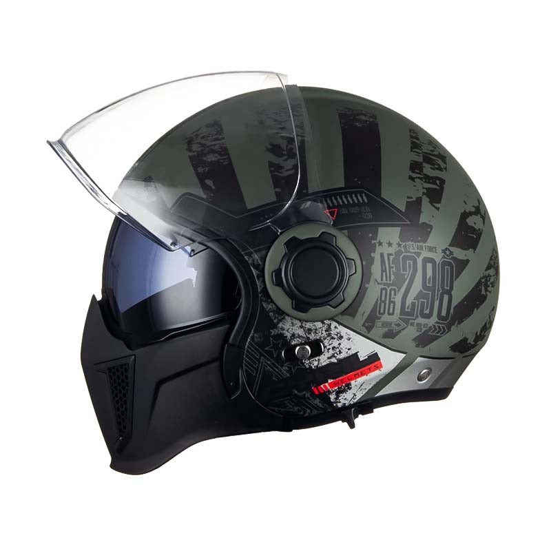 Drip Mods Dual Lens Convertible Helmet