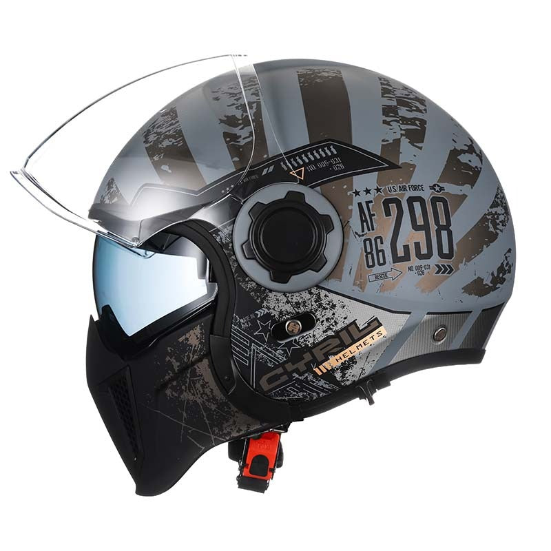 Drip Mods Dual Lens Convertible Helmet