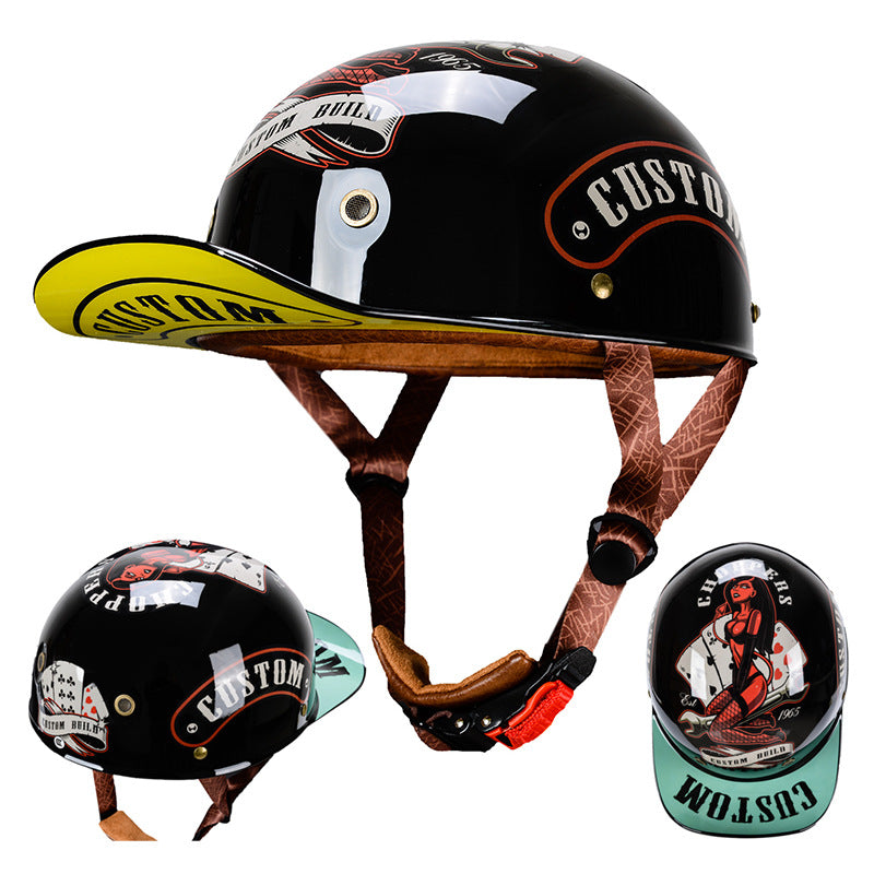 Drip Mods Motorcycle Baseball Helmet