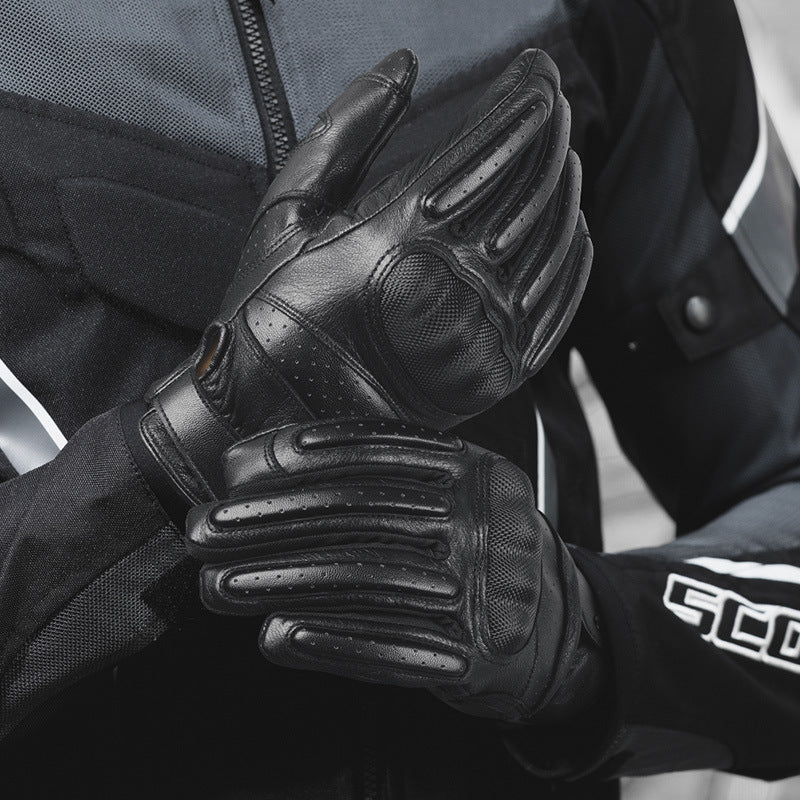 Motorcycle Touchscreen Breathable Gloves