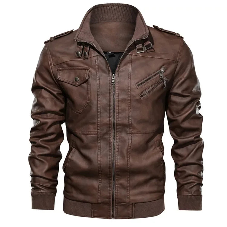 Drip Mods Hoodie Motorcycle Leather Jacket