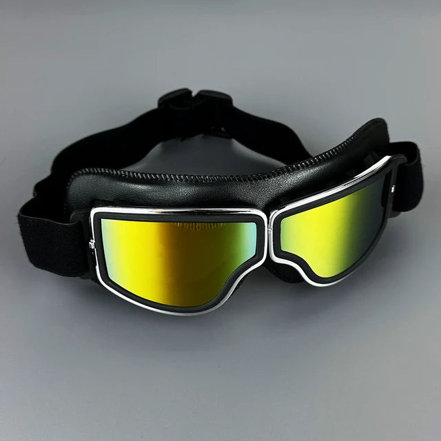 Drip Mods Vintage Biker Motorcycle Goggles