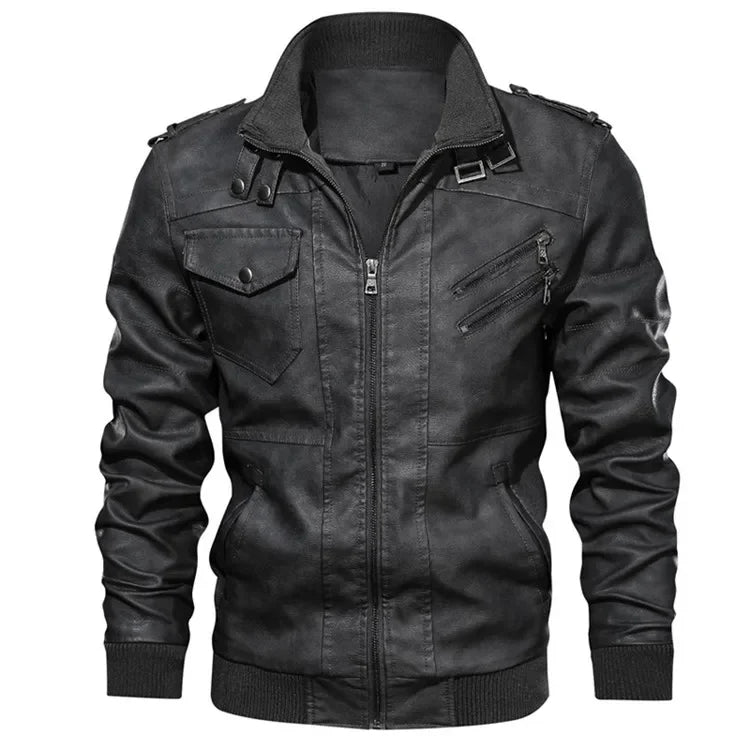 Drip Mods Hoodie Motorcycle Leather Jacket