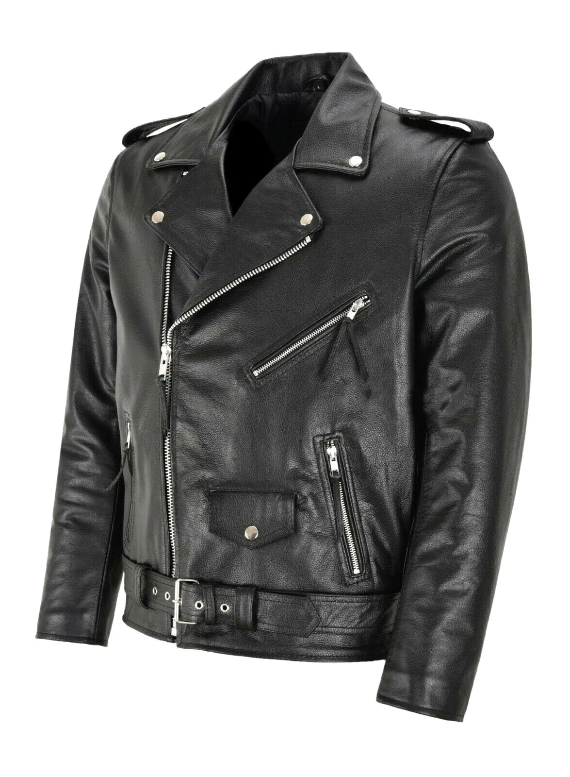 Drip Mods Casual Leather Motorcycle Jacket