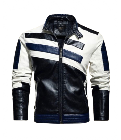 Sporty leather Motorcycle Racing Jacket