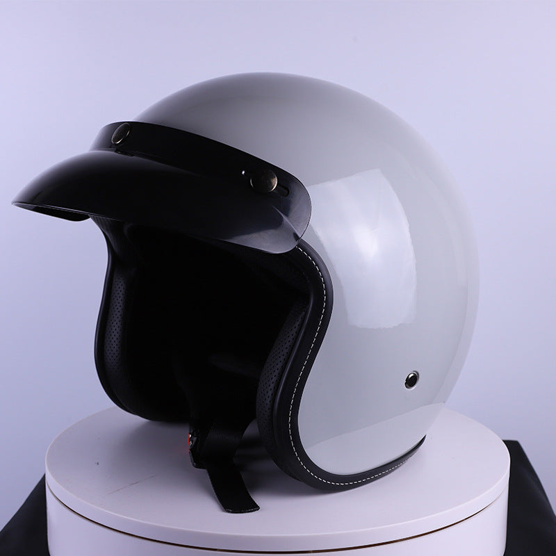 Drip Mods Retro Motorcycle Half Helmet