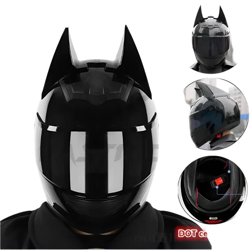 Drip Mods Electric Batman Motorcycle Helmet