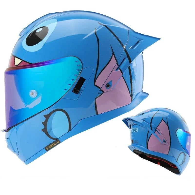 Drip Mods Anime Full Face Motorcycle Helmet