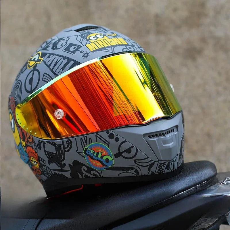 Drip Mods Anime Full Face Motorcycle Helmet